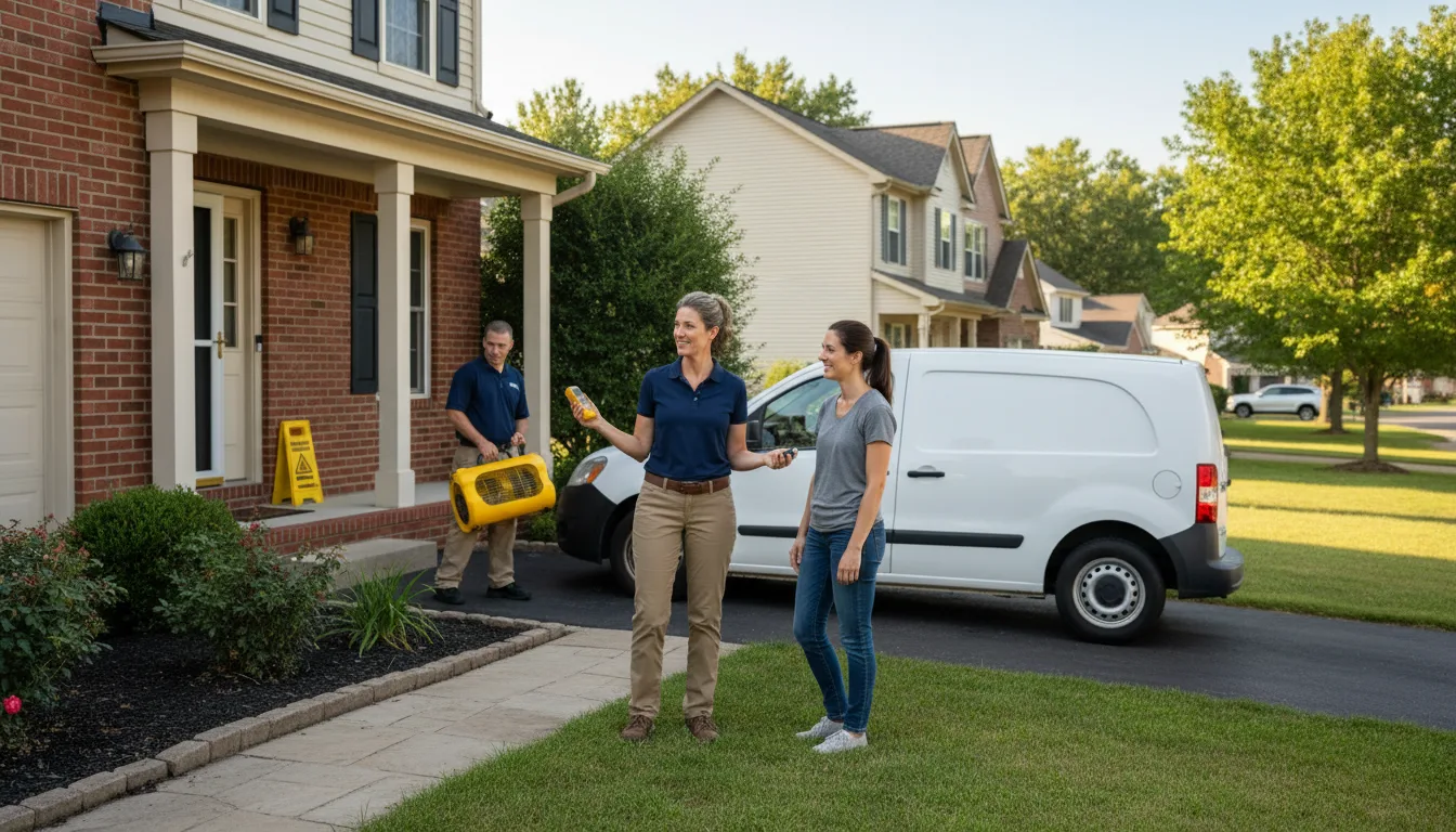 Water restoration image for Water Damage & Restoration Services in Stoneham, ME